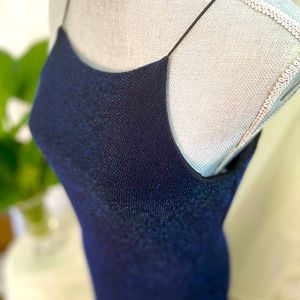 MANDEE Slip Dress. Navy. Size MED.